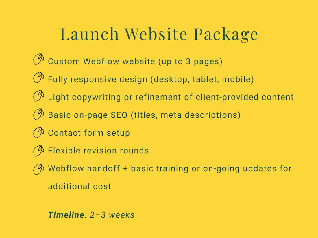 Cover image for Launch Website