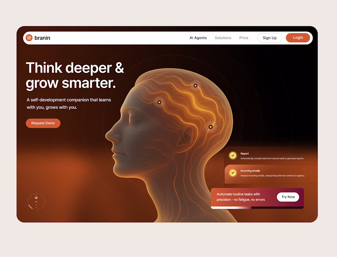 Cover image for Web Ui Design - Branin Ai Agents