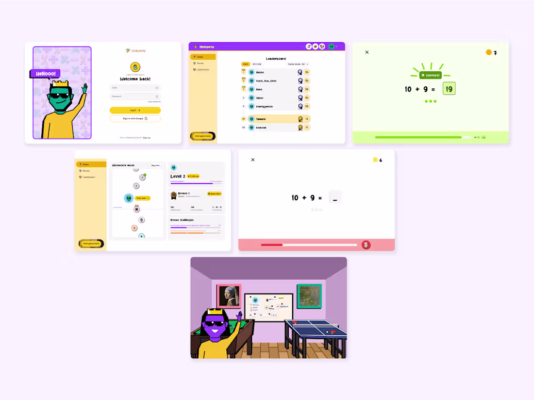 Cover image for Mathparty - Gamified learning 