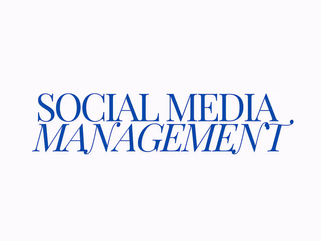 Cover image for Social Media Management