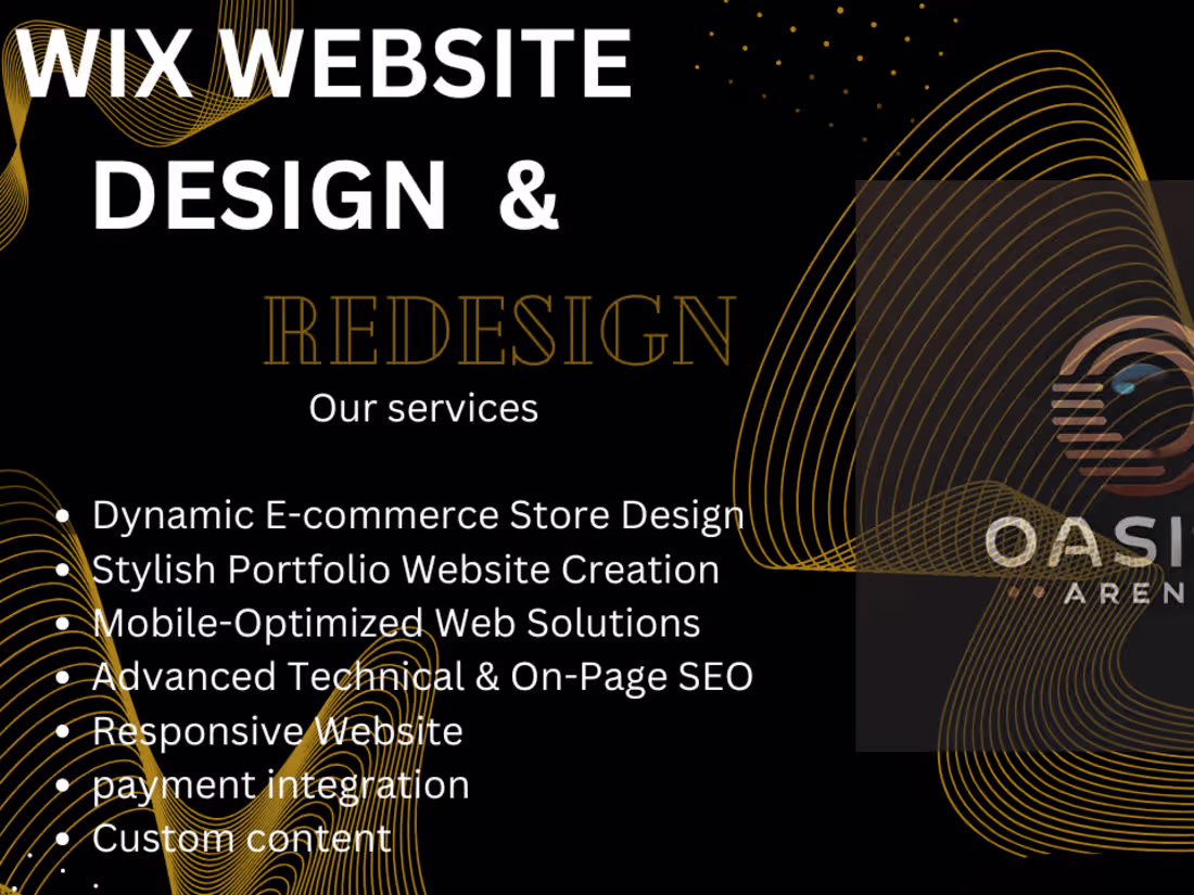 Cover image for Responsive and optimized WIX Website Design