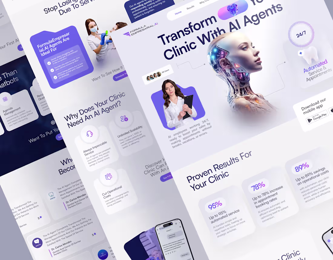 Cover image for FormulaEmpresarial.ai - UI/UX Design, Web design