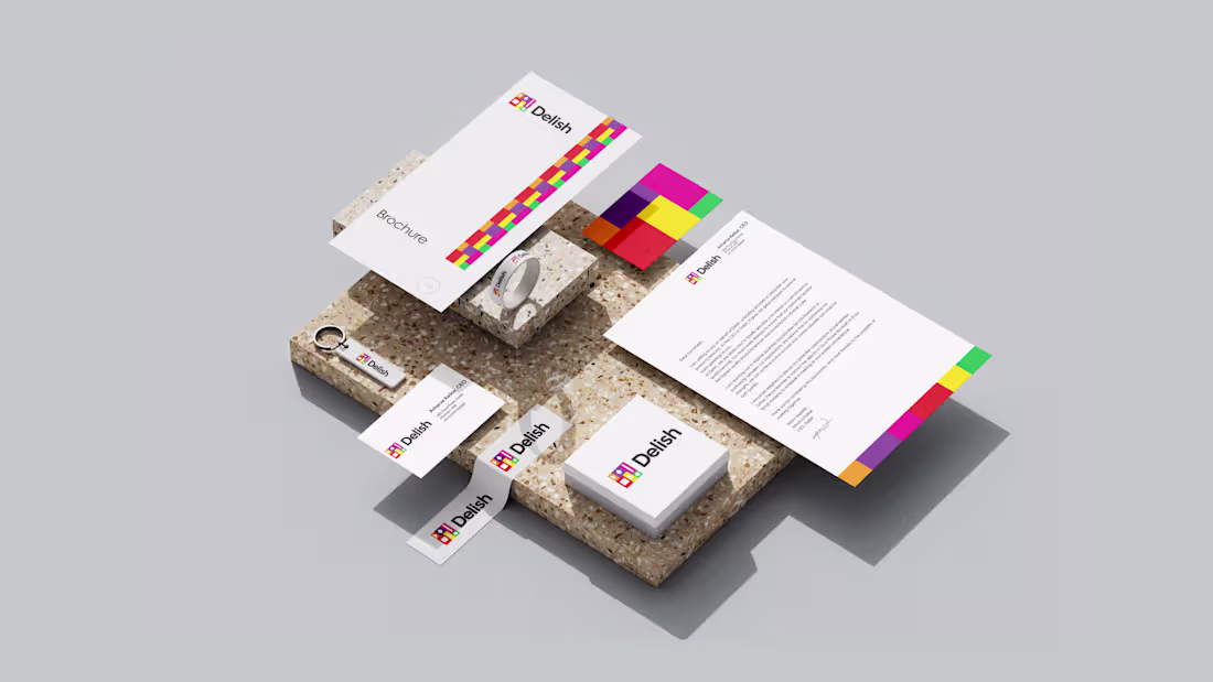 Cover image for 'Delish' | Brand Identity Design