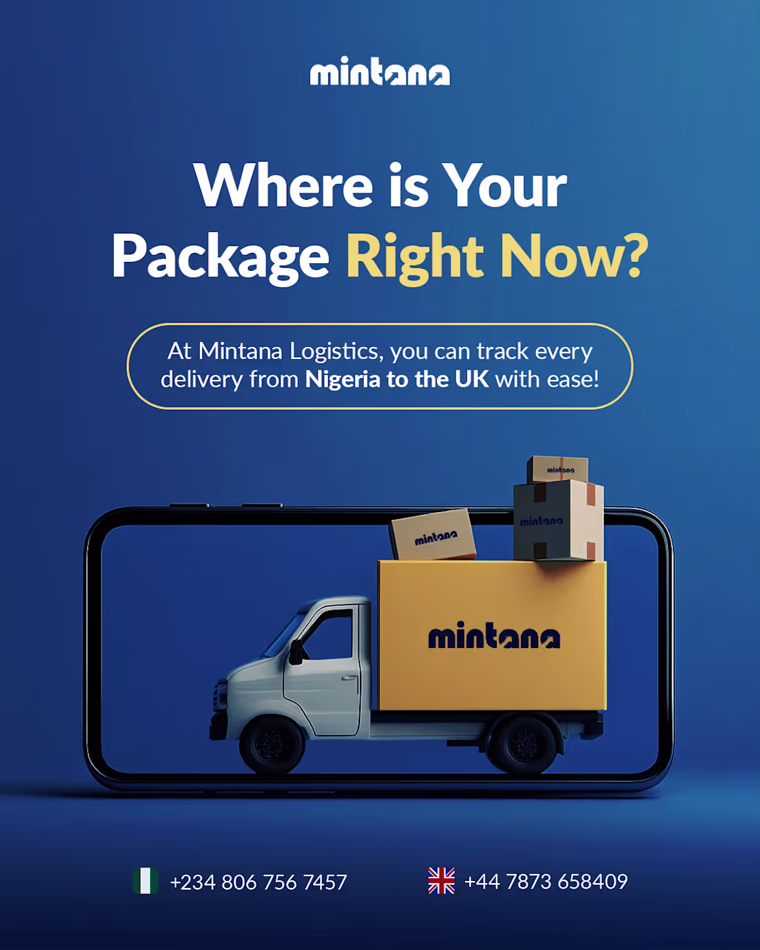 Cover image for Ad Designs for Mintana Logistics