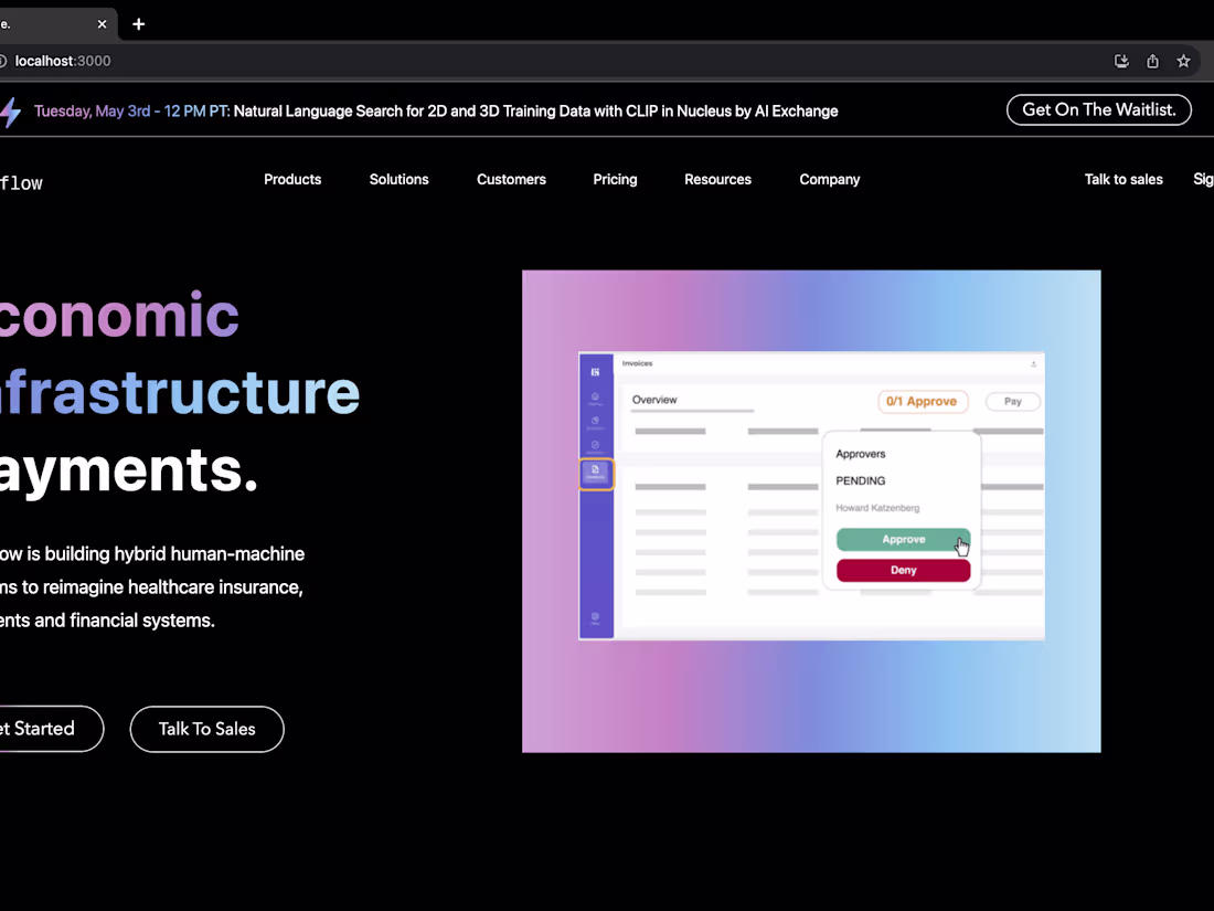 Cover image for Tanaflow website