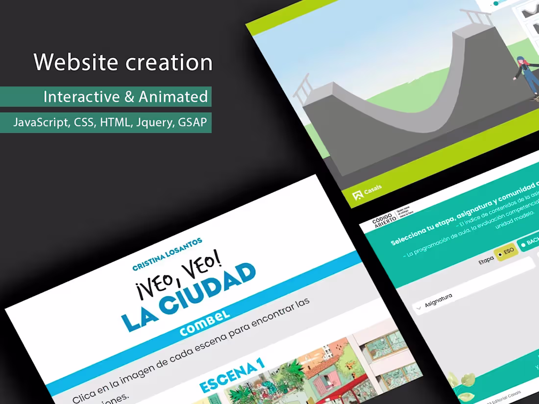 Cover image for Interactive Web Animations