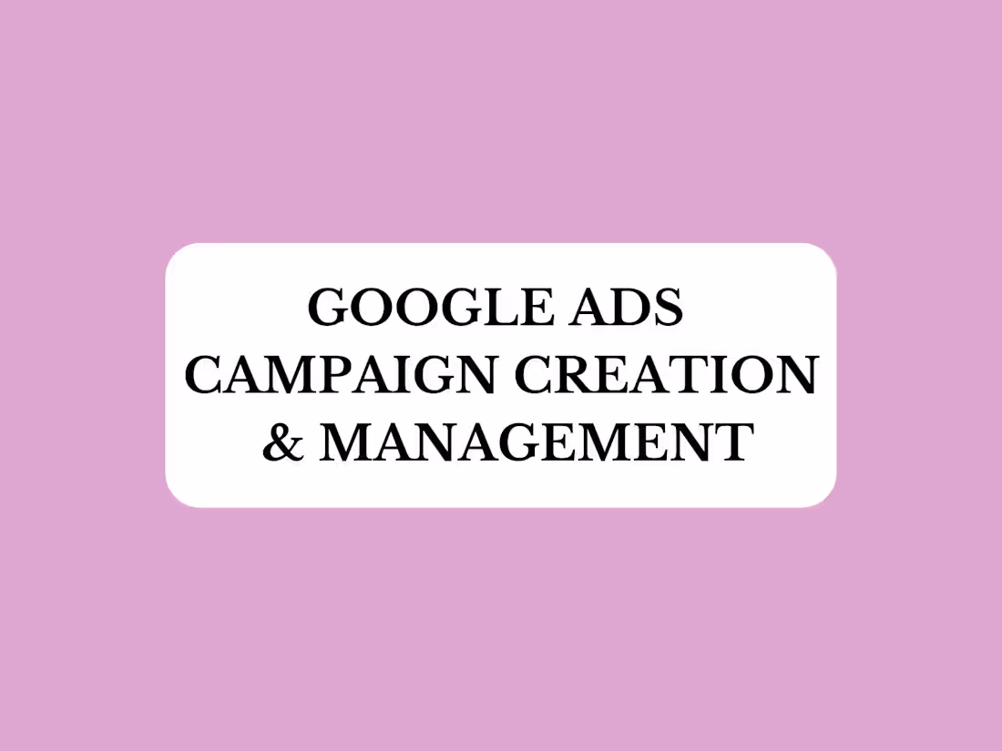 Cover image for  Increase Conversions With Google Ads Search & Display Campaign