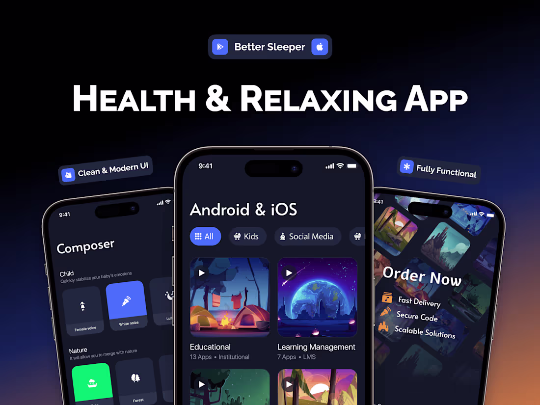 Cover image for Health & Relaxing App - Better Sleeper