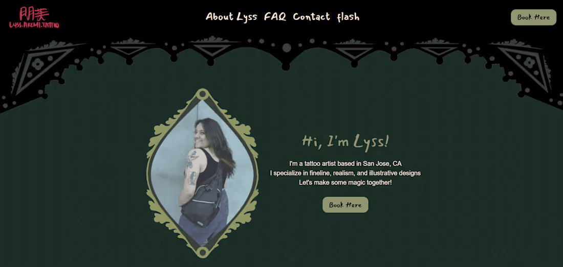 Cover image for Tattoo Booking Website