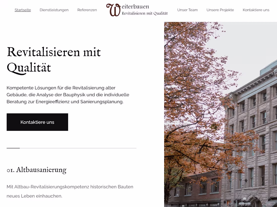 Cover image for Weiterbauen