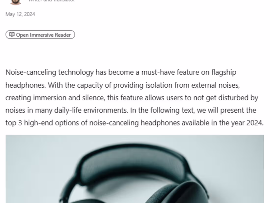 Cover image for The top three noise-canceling headphones 2024