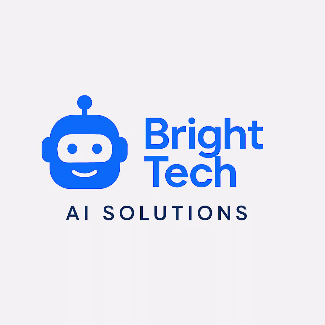 Cover image for BrightTech – Friendly Bot Logo