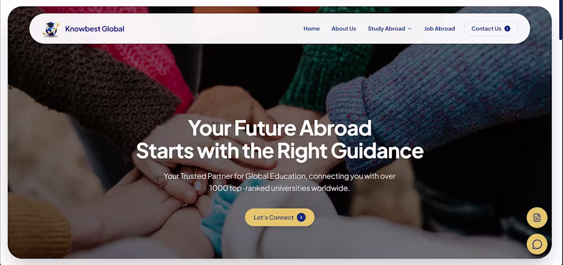 Cover image for Knowbest Global 
Full Front end