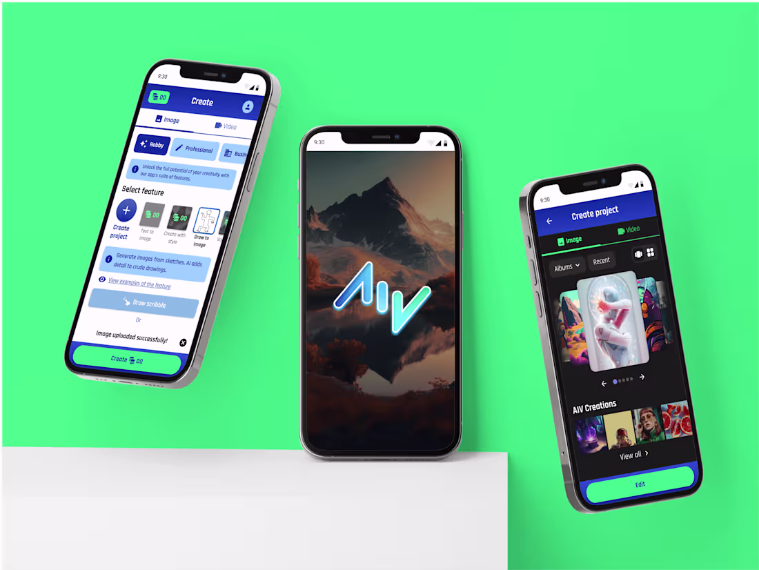 Cover image for AIV | Image and video generator app