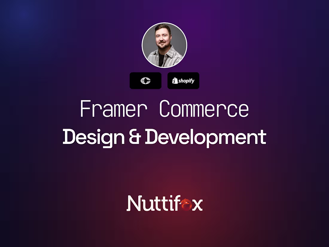 Cover image for Framer Commerce – eCommerce Store