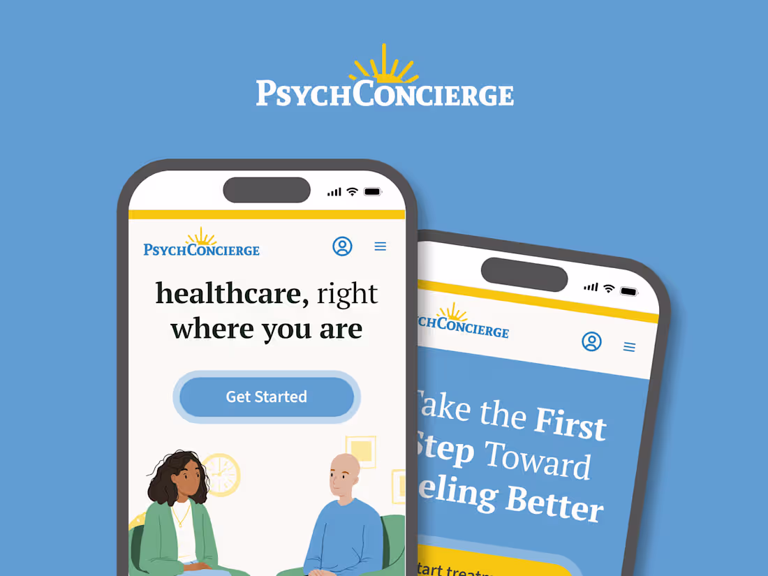 Cover image for Psych Concierge Website Redesign