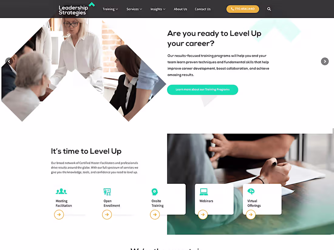 Cover image for Leadership Strategies, Expert Facilitation and Training Solution