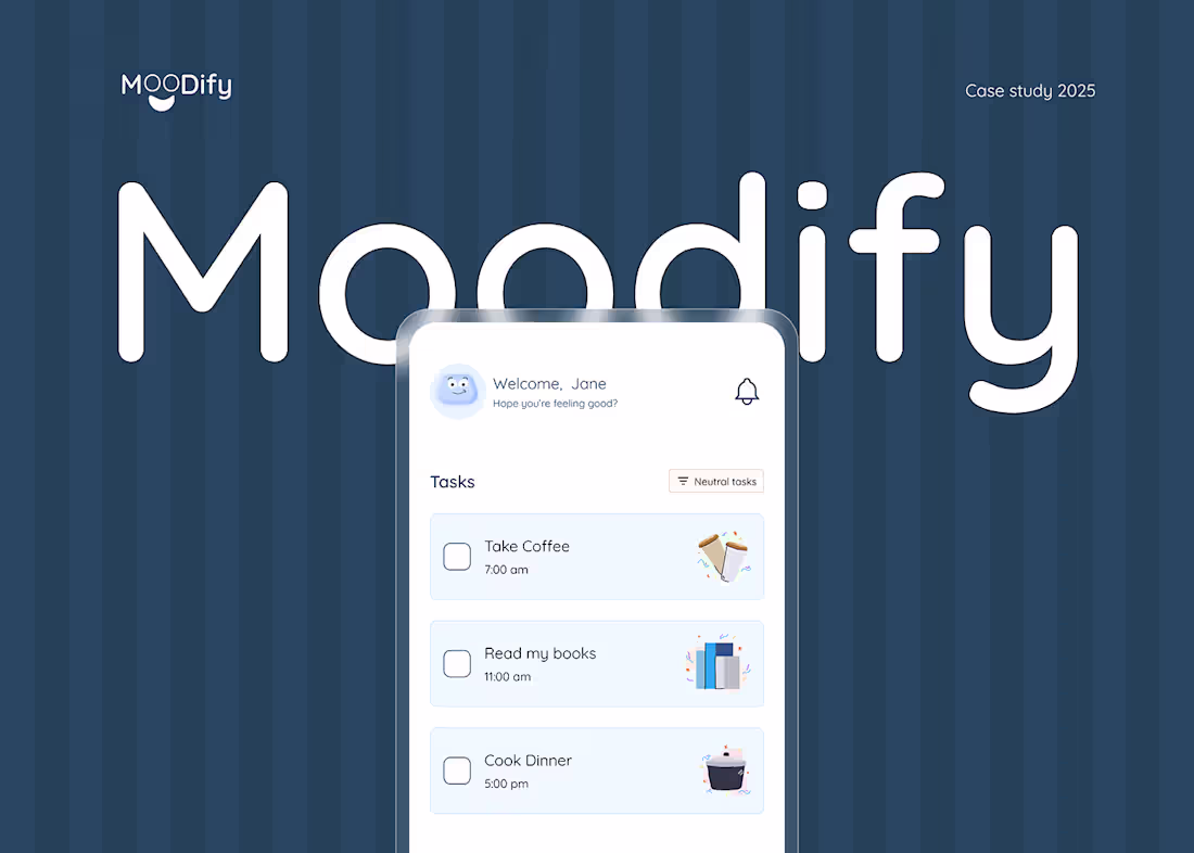 Cover image for MOODIFY CASE STUDY