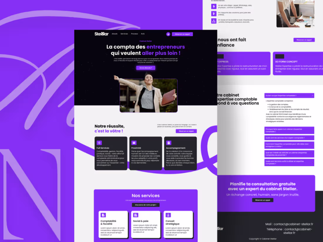 Cover image for Stellar Website - Elementor - WordPress