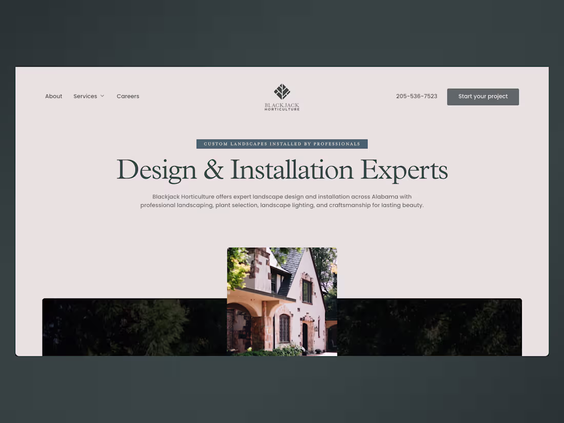 Cover image for Blackjack Horticulture Website