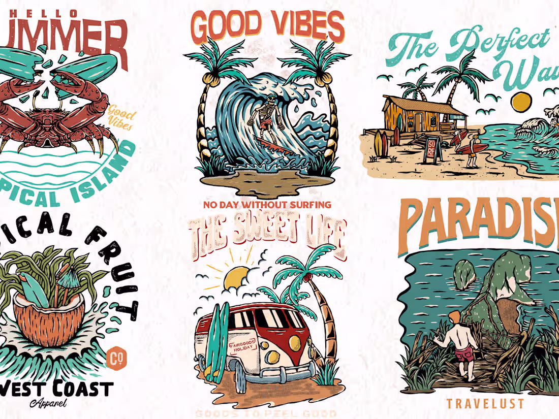 Cover image for Make a design illustration vintage with handdrawn