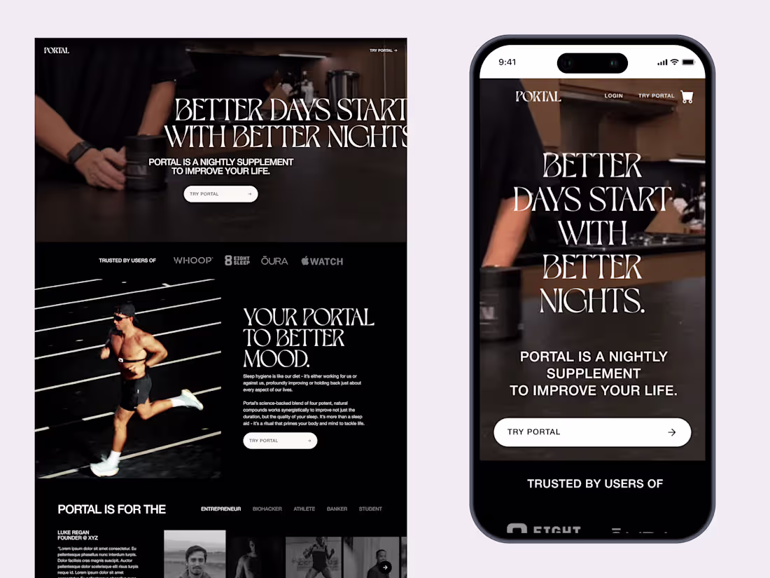 Cover image for High-Converting Shopify Landing Page - WithPortal