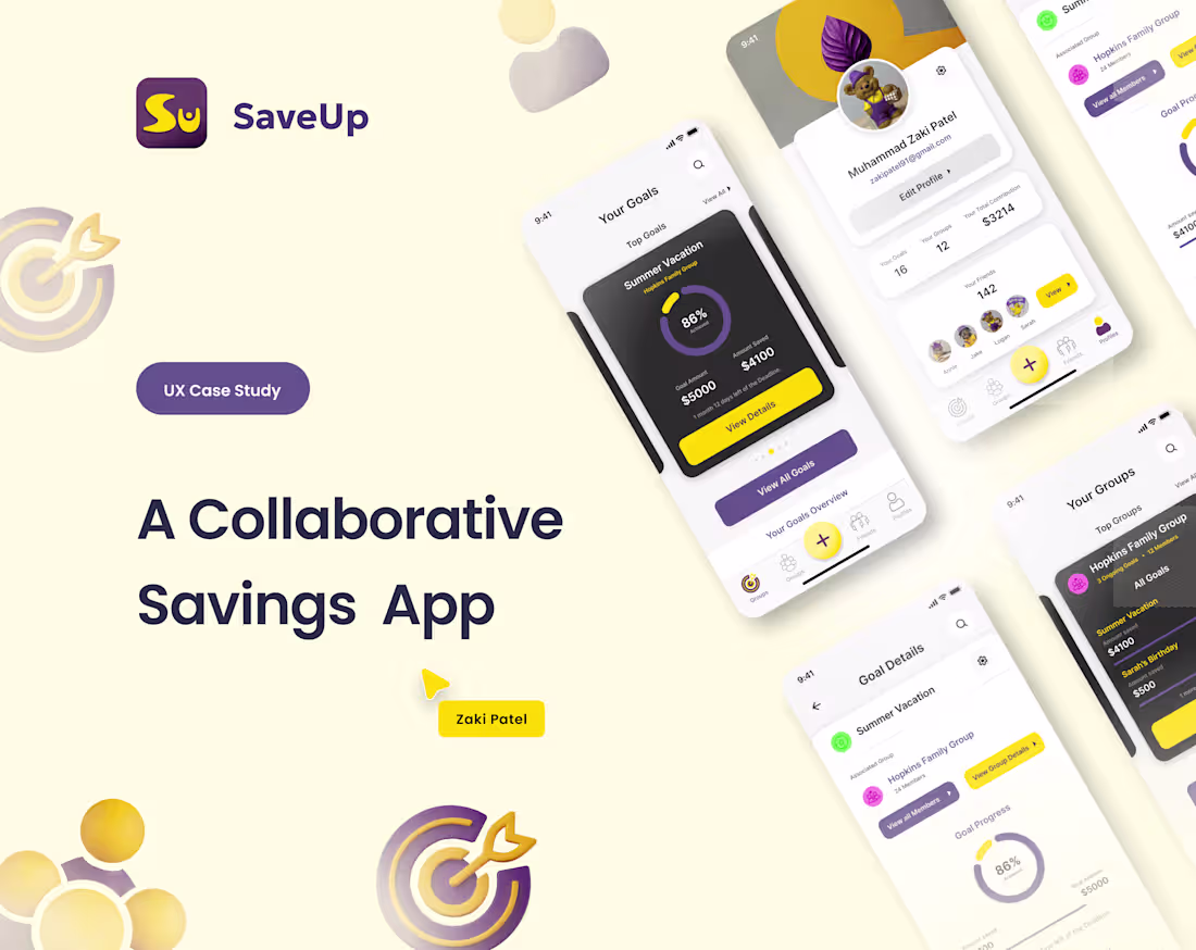Cover image for SaveUp : Collaborative savings app