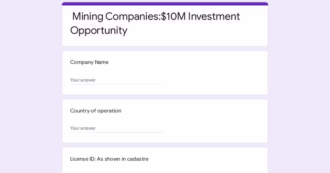 Cover image for $10M Investment Opportunity for Junior Mining Companies