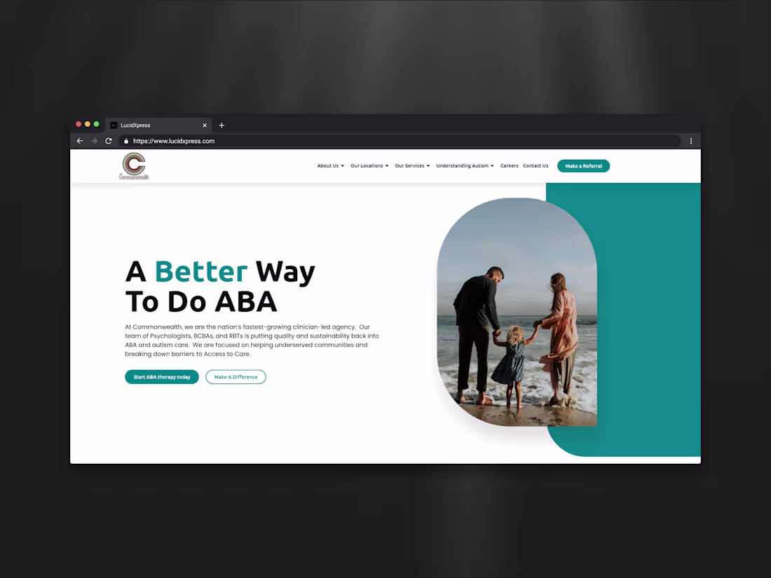 Cover image for Commonwealth ABA Website Redesign