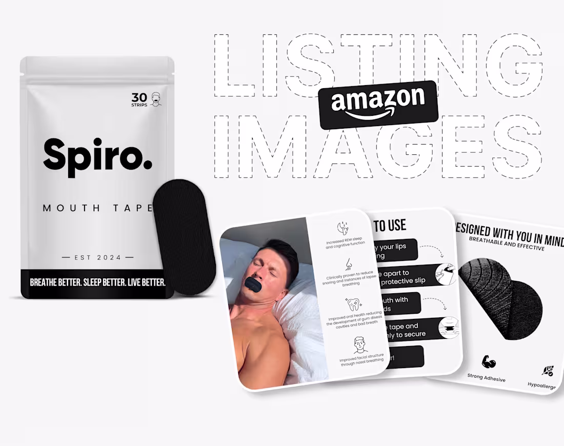 Cover image for AMAZON LISTING IMAGES | MOUTH TAPE