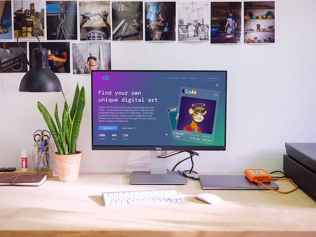 Cover image for RAD NFT Website :: Behance