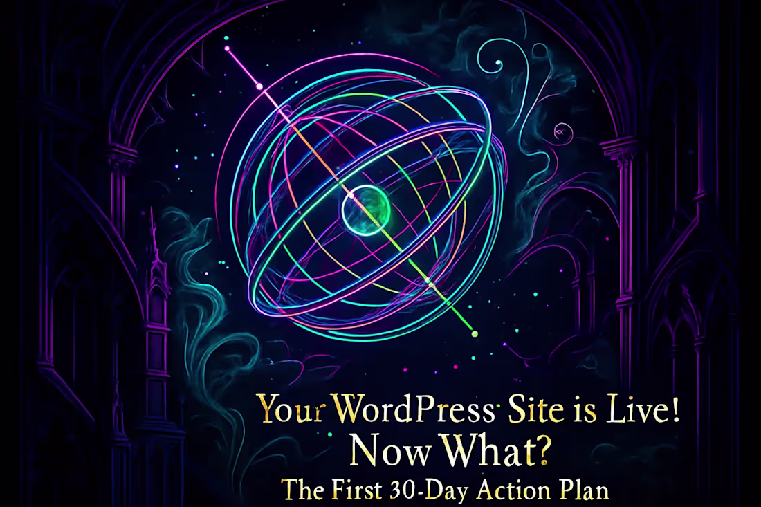 Cover image for Your WordPress Site is Live! Now What? The First 30-Day Action Plan