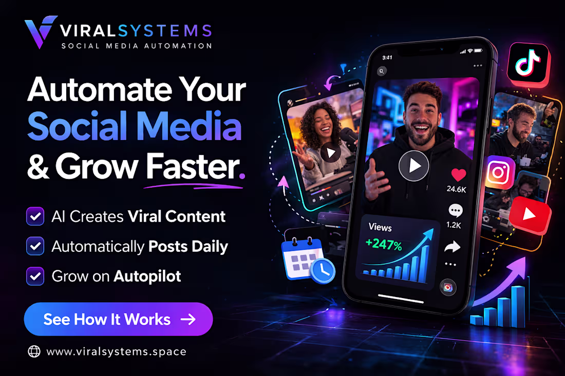 Cover image for Complete Social Media Automation Services for Businesses