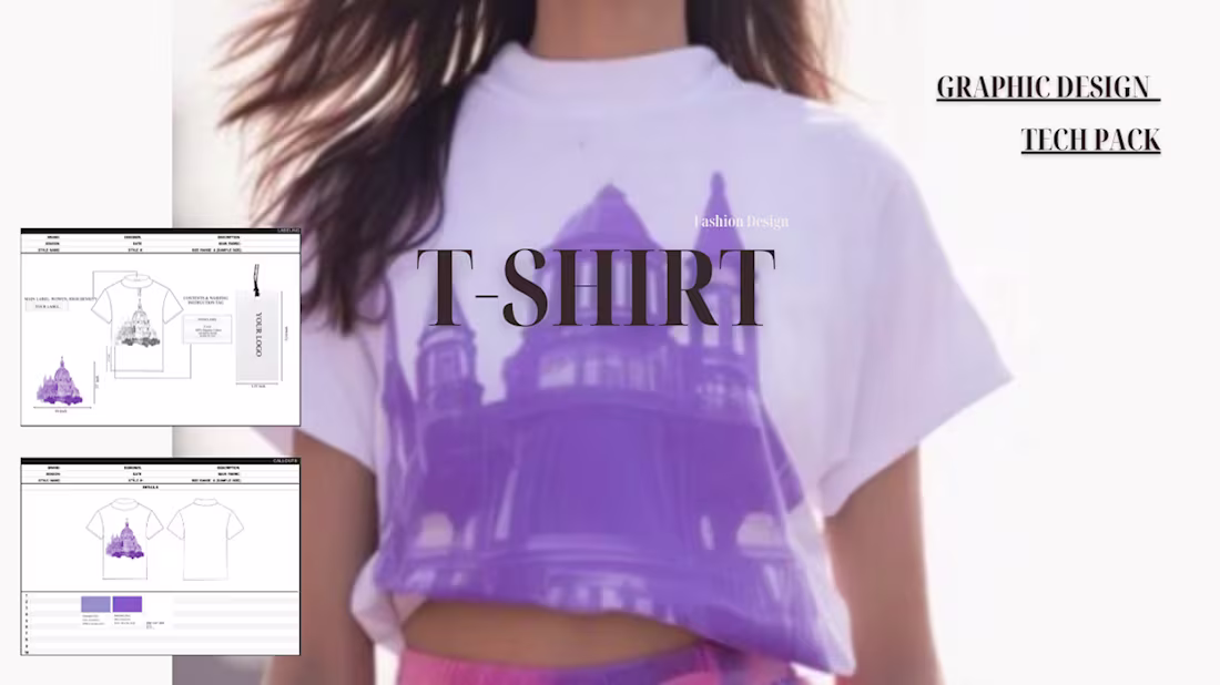 Cover image for T-shirt graphic Design+ Tech Pack :: Behance