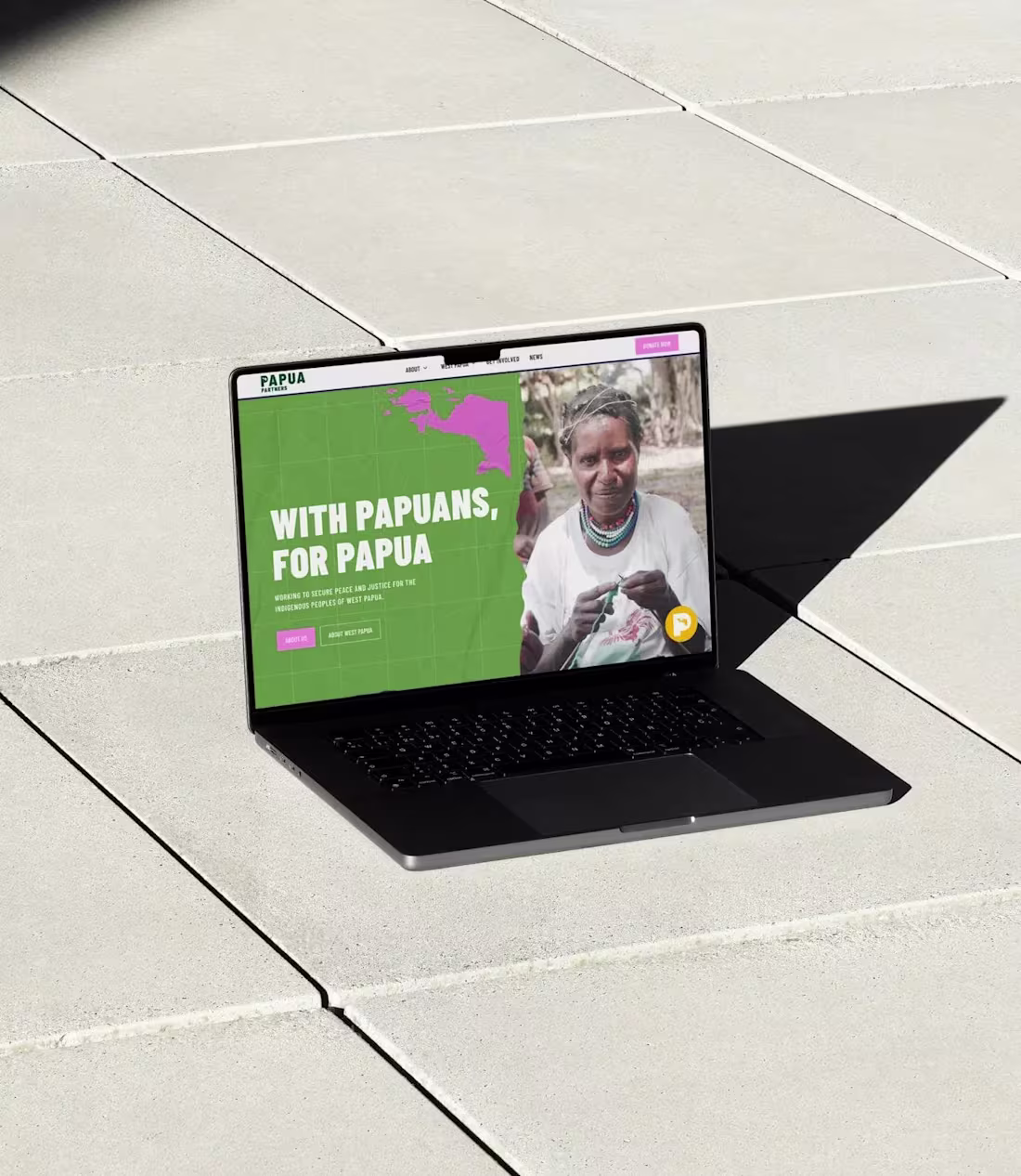 Cover image for Webflow website redesign for a West Papua advocacy NGO