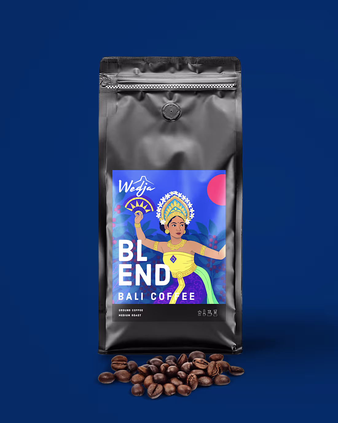 Cover image for ackaging for Wedja Coffee. DM for packaging collabs.