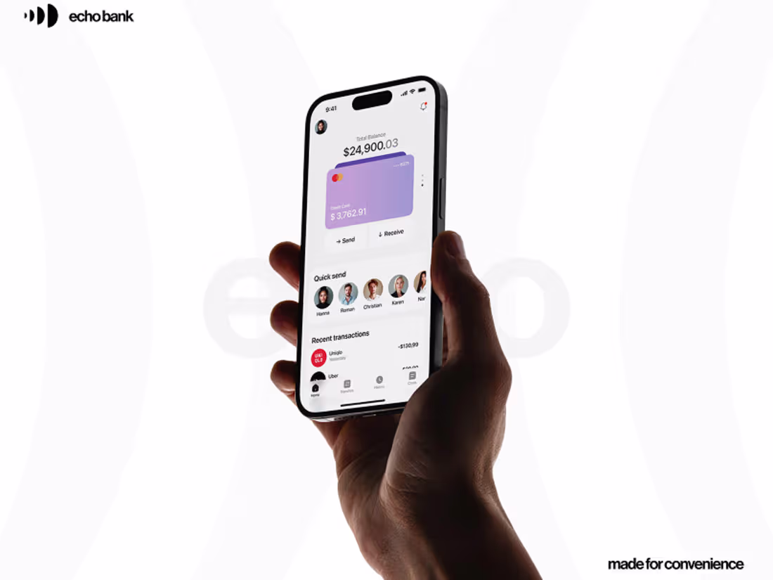 Cover image for Echo - mobile bank