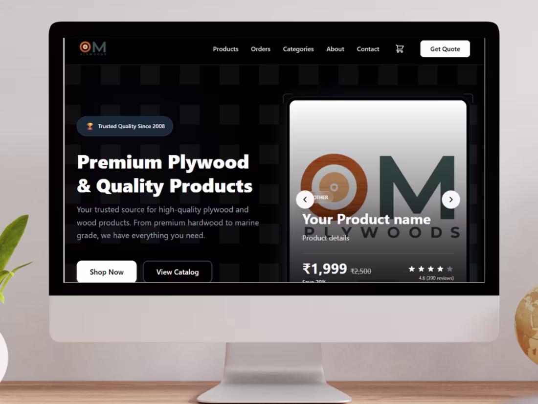 Cover image for Omplywood - Premium Plywood & Wood Products