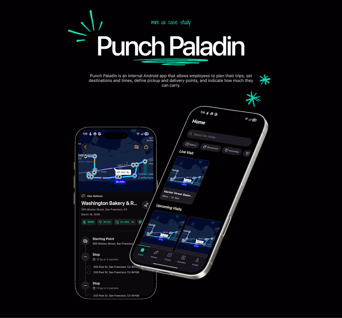 Cover image for Punch Paladin is an internal Android app that allows employe...