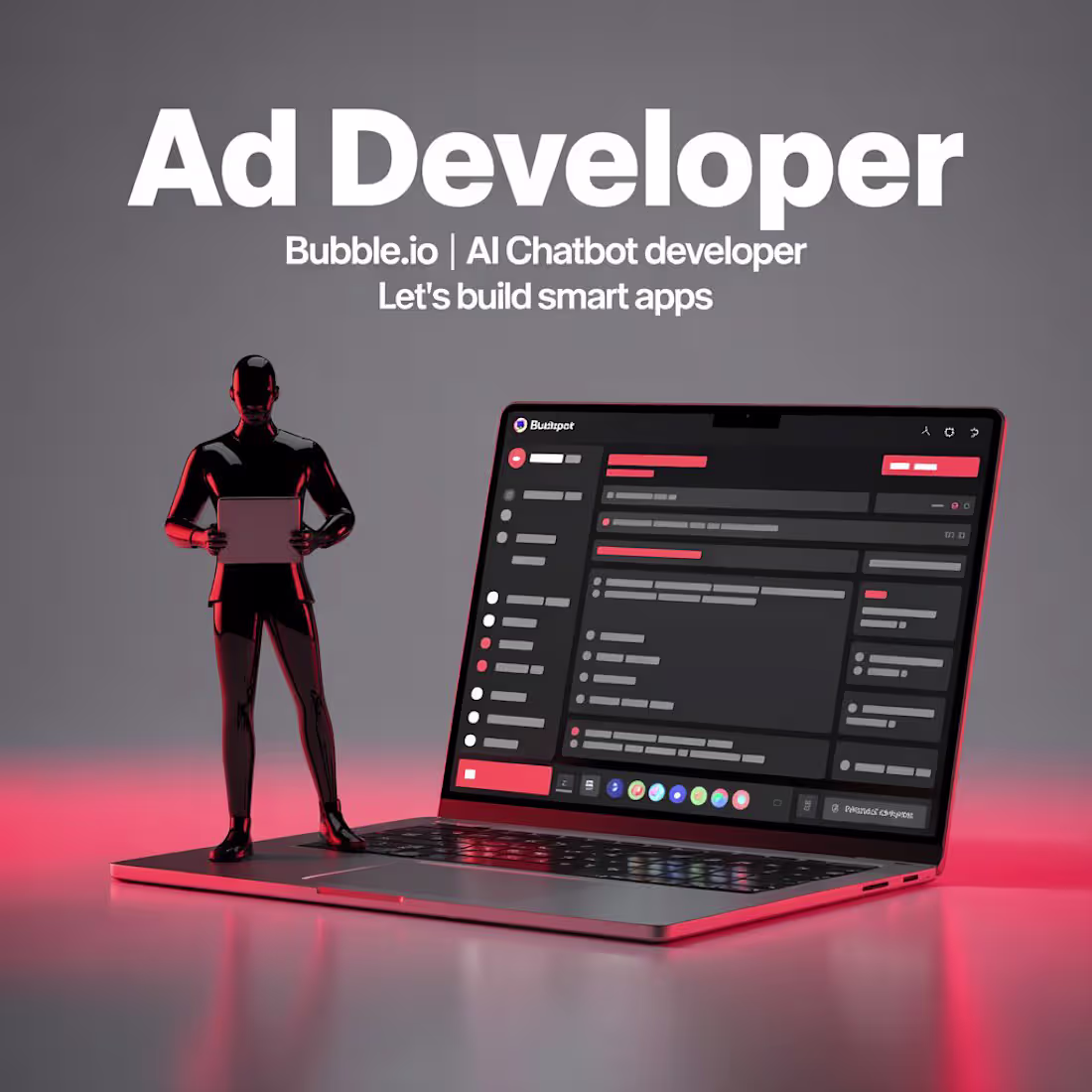 Cover image for AI Chatbot App – Built with Bubble.io