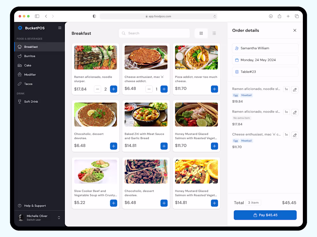 Cover image for Point of Sales (POS) System for the Food and Beverage