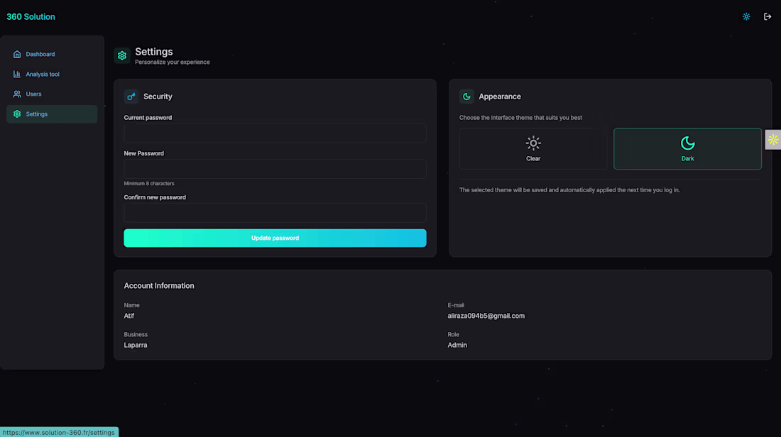 Cover image for AI-Powered Business Analytics Dashboard | Python + React + R...