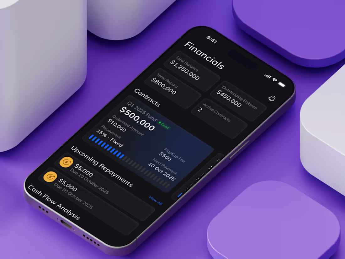 Cover image for Funding App Design Concept 💵💎