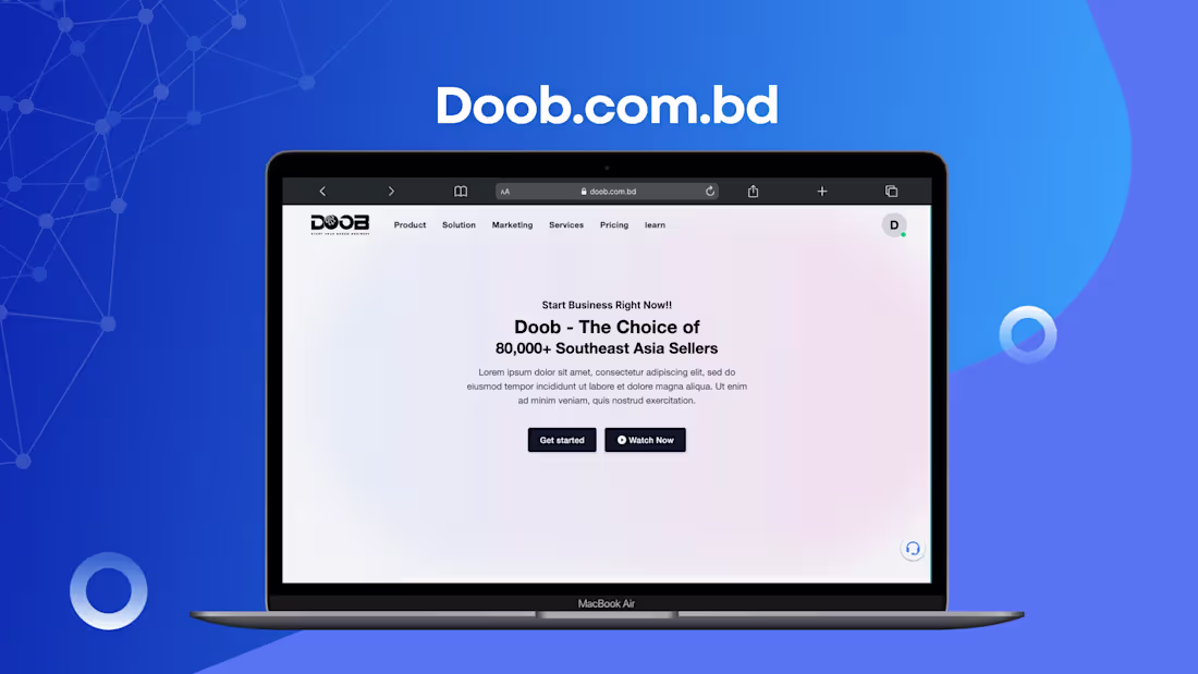 Cover image for Doob is a multi tenant digital business management platform ...