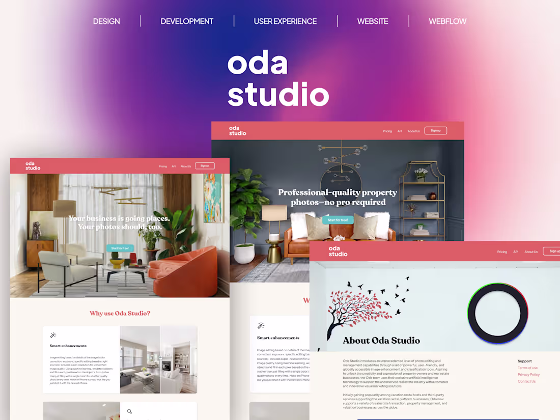 Cover image for OdaStudio (Webflow Development)