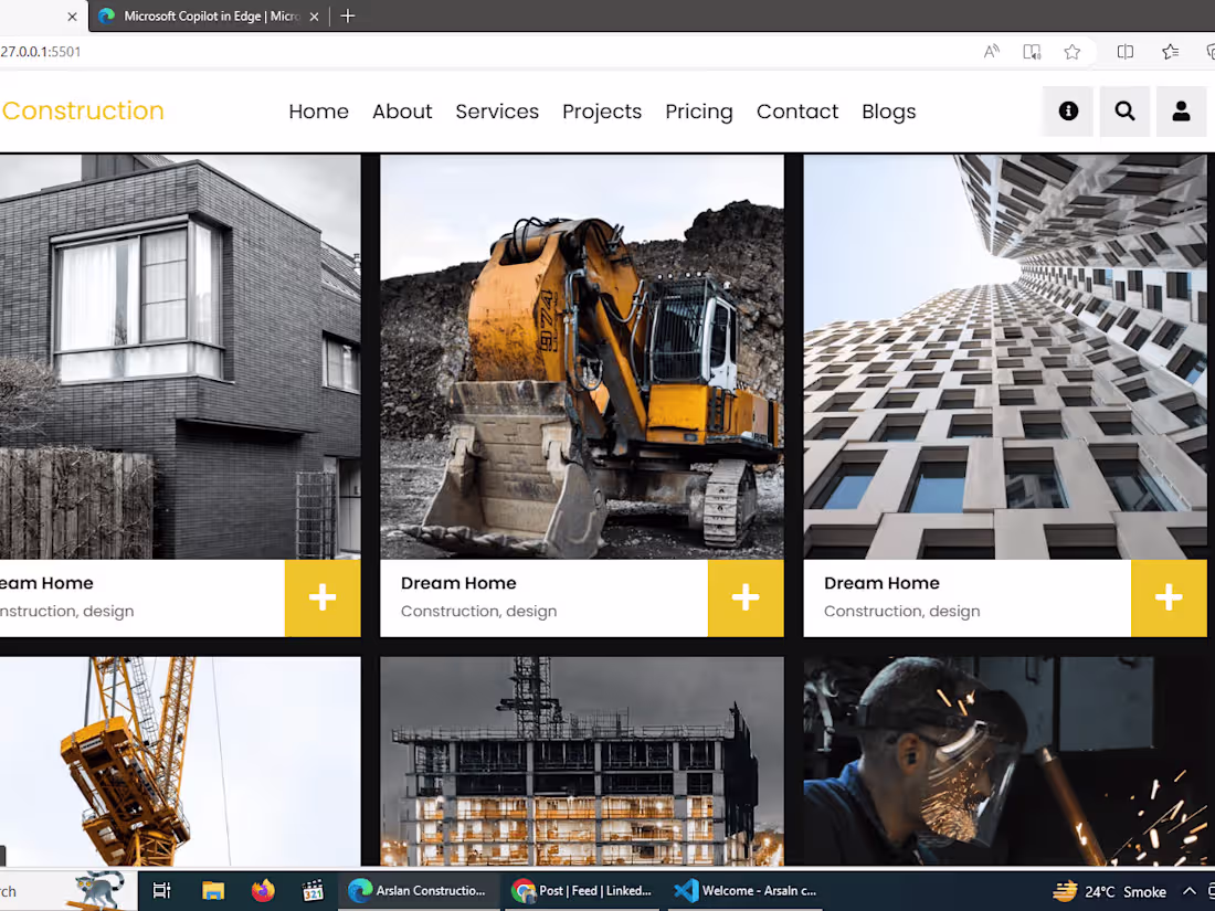 Cover image for Construction