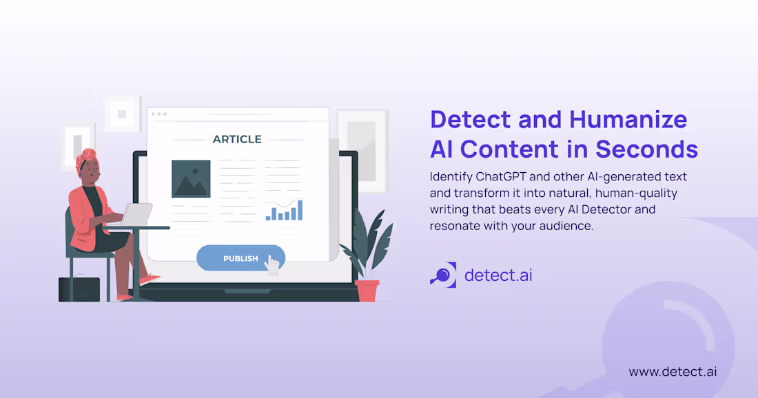 Cover image for Best AI Detector and Humanizer | Detect.ai