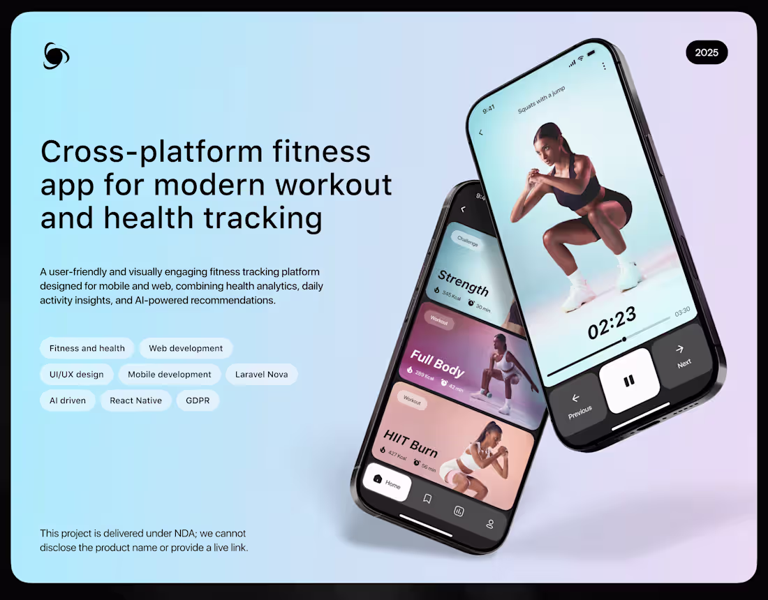 Cover image for AI Fitness & Wellness App | Mobile & Web | Ronas IT