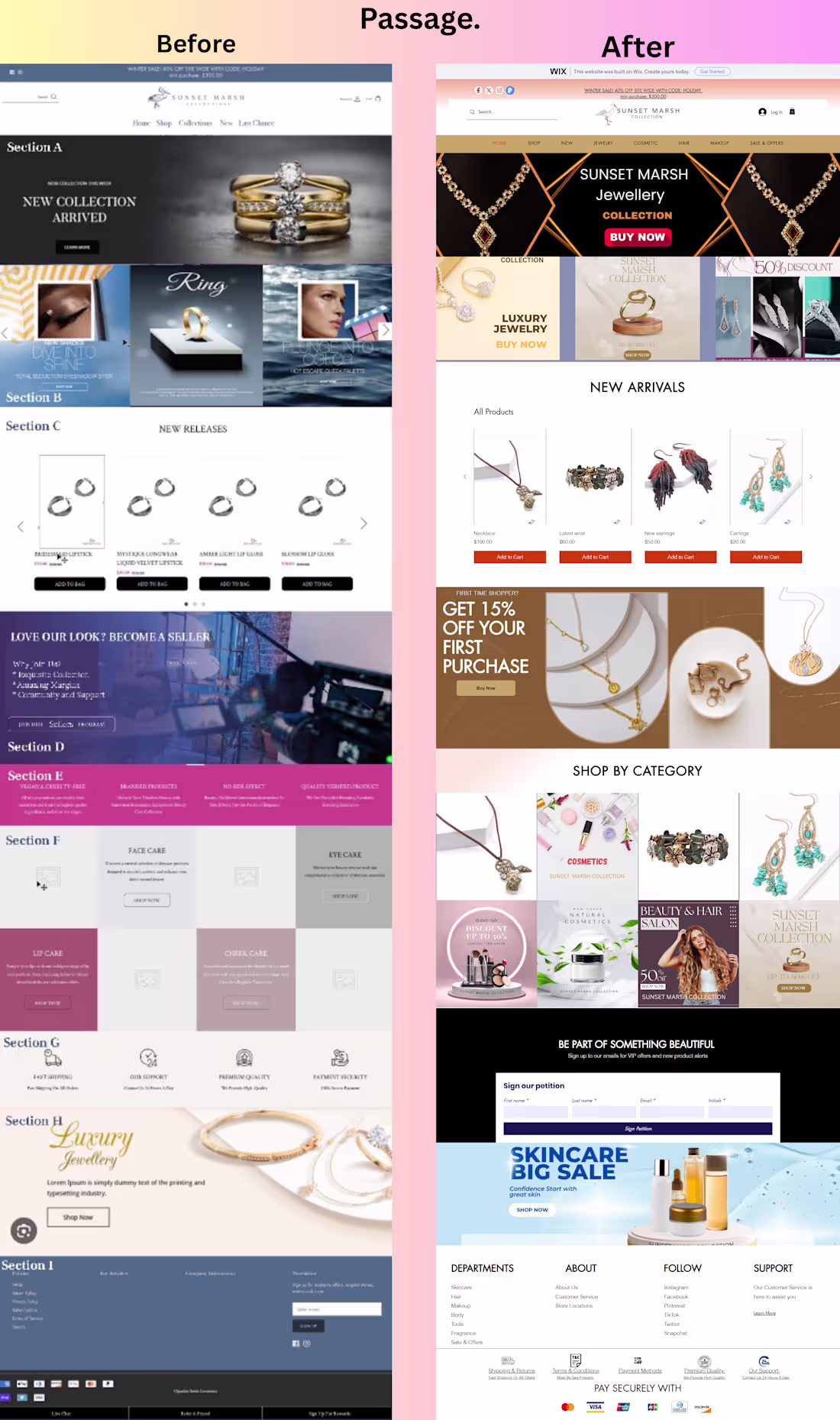 Cover image for Passage Website Redesign