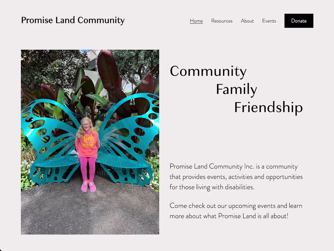 Cover image for Nonprofit Website Redesign with Dynamic Events